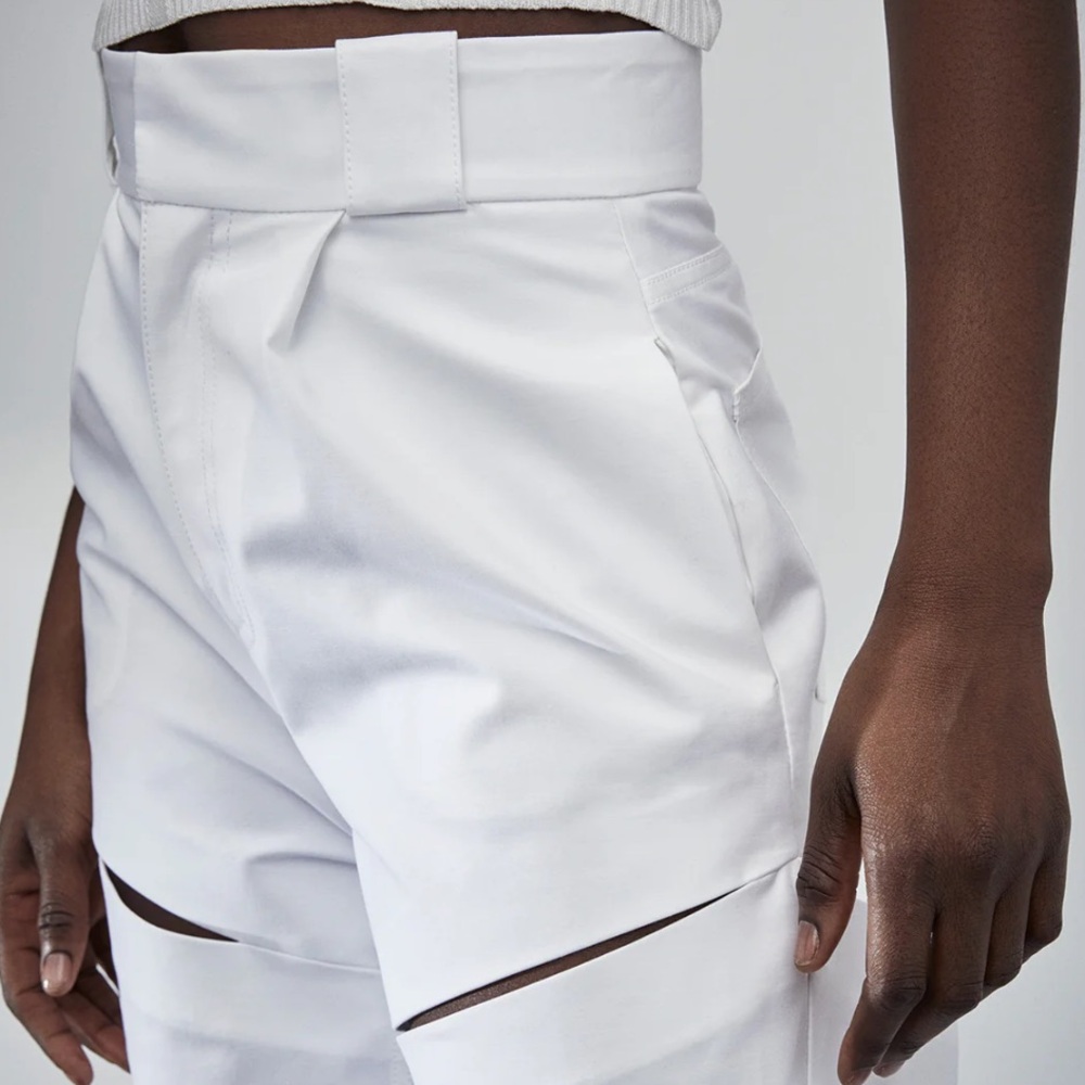 NEVER WORN. NWT Et Ochs white trousers. Size 12